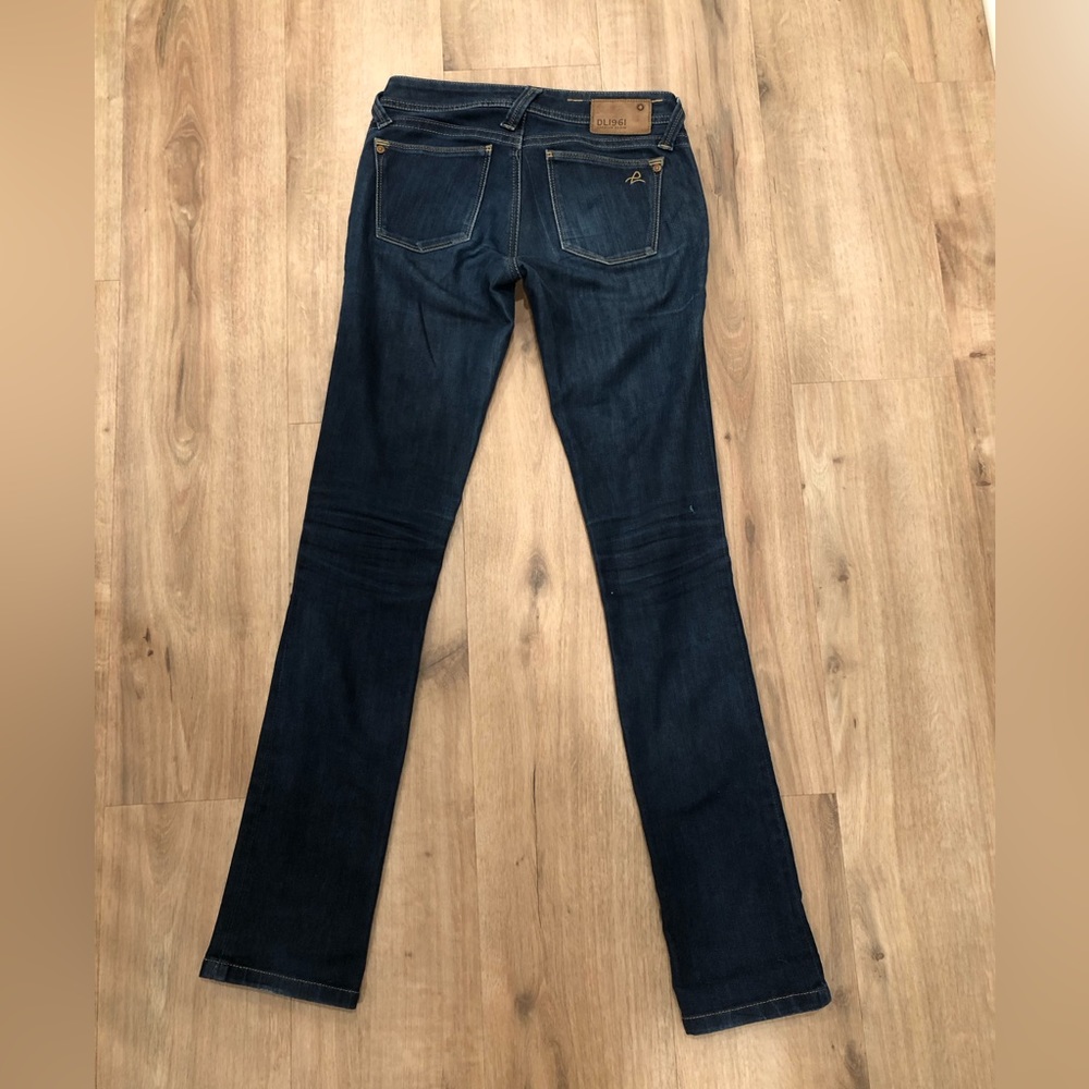 DL1961 slim straight stretch jeans